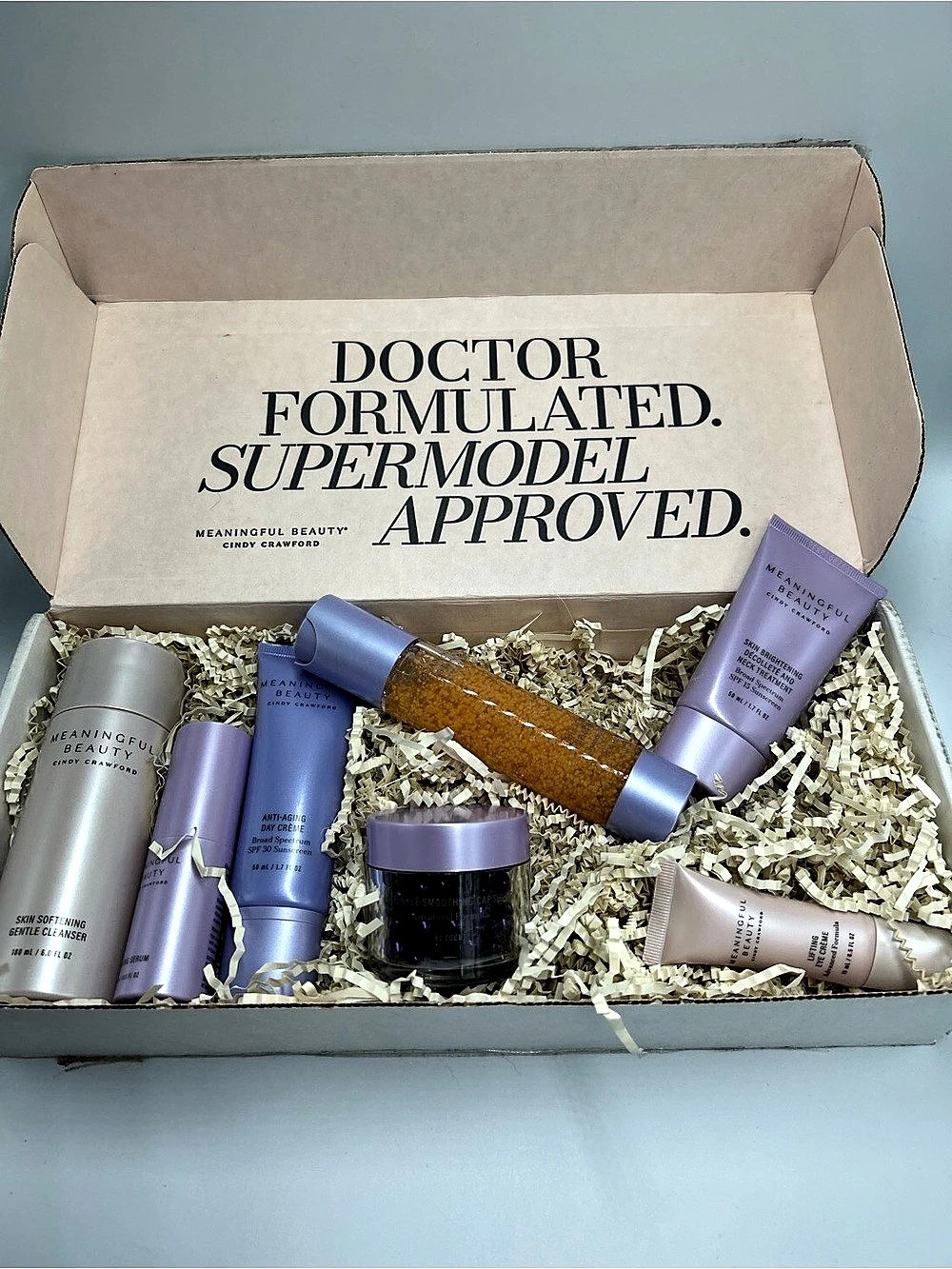 Meaningful Beauty 7-Piece Deluxe Face & Neck Skincare System Melon Serum Capsule
